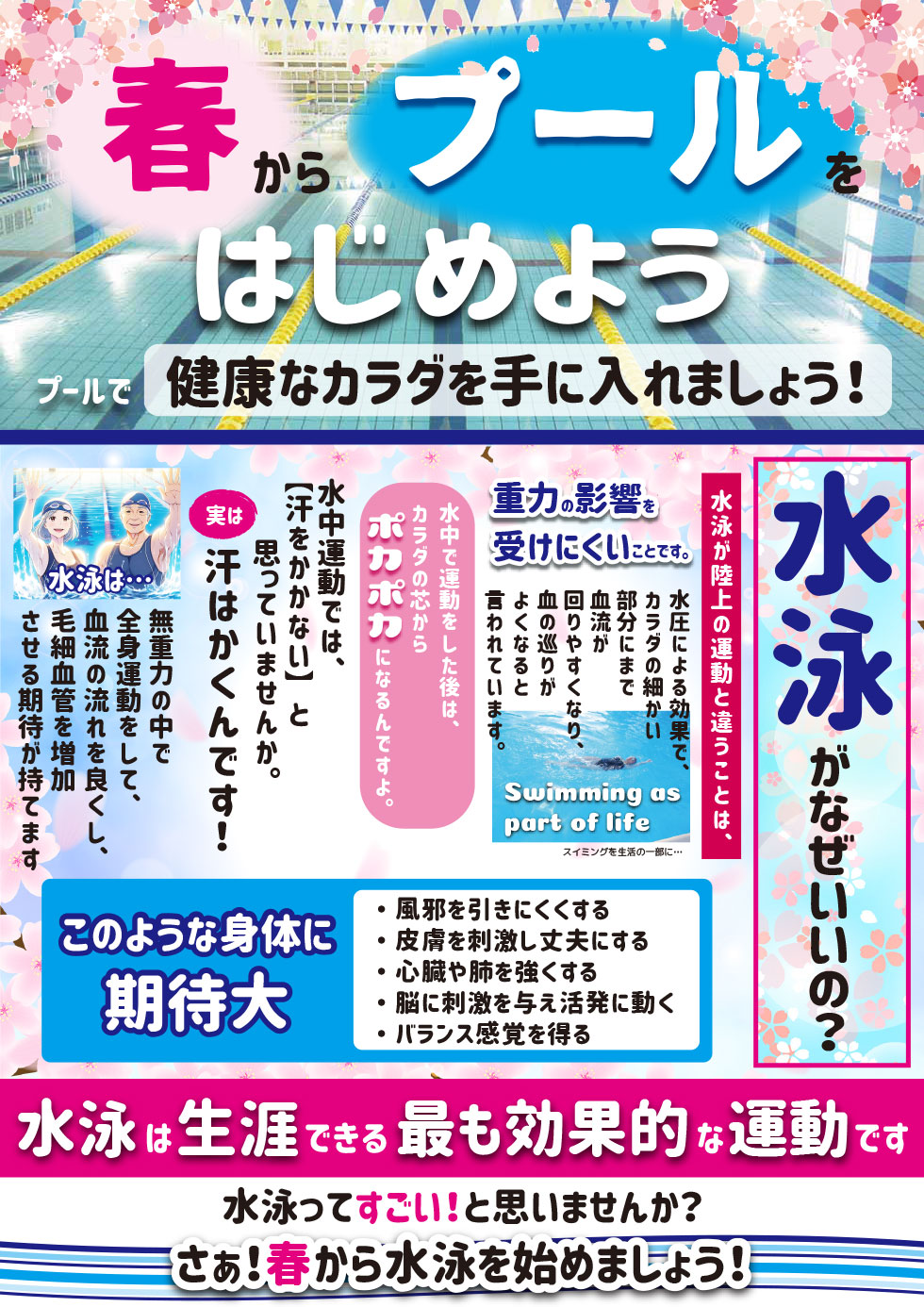 プールを始めよう！